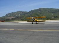 N69765 @ SZP - 1941 Boeing Stearman A75N1, taxi turn off Runway 22 - by Doug Robertson