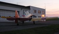 N26808 @ N51 - Beautiful 1956 SNJ-4 glistens in a glorious spring sunset at Solberg Airport. - by Daniel L. Berek