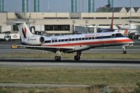 N813AE @ LAX - American Eagle N813AE (FLT EGF126) from Norman Y Mineta San Jose Int'l (KSJC) landing on RWY 24R.