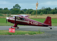 G-LUSI @ EGHS - Luscombe 8F Silvaire - by Les Rickman