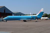 G-MSKM @ BOH - Bombardier CRJ200LR - by Les Rickman