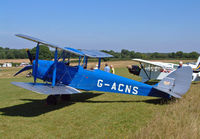 G-ACNS @ EGHP - D.H.60G-III Moth Major - by Les Rickman