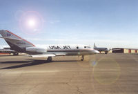 N816AA @ KELP - Falcon 20 taxing past Grecoair Hanger - by Syed Rasheed