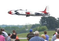 N556RH @ DAN - 1958 Lockheed T-33A in Danville Va. - by Richard T Davis