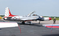 N556RH @ DAN - 1958 Lockheed T-33A in Danville Va. - by Richard T Davis
