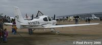 N319TH @ LFI - Easy to see this SR-22 against the darkening skies