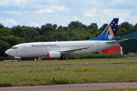 G-CELC @ BOH - Boeing 737 377 - by Les Rickman