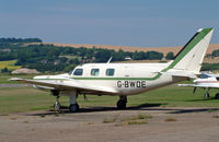 G-BWDE @ ESH - PA-31P Pressurised Navajo - by Les Rickman