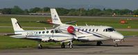 G-WINA @ EGCC - parked with engine covers on. - by mike bickley