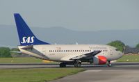 LN-RRP @ EGCC - sas 737 - by mike bickley
