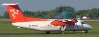 OE-HBB @ EGCC - notice training facility in backgroud