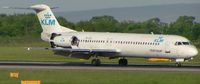 PH-OFL @ EGCC - rolling out after touchdown - nice buckets ! - by mike bickley