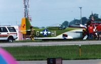 N6306T @ KDVN - Forgot to lower the gear - by Glenn E. Chatfield