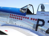 N7551T @ MCE - Cloeup of World War II markings - by Bill Larkins