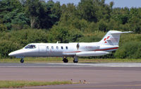 C-FICU @ BOH - Learjet 35A - by Les Rickman