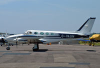 G-VAUN @ BOH - Cessna 340 - by Les Rickman