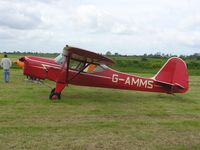 G-AMMS - Auster on a dull day at Keevil in Wiltshire