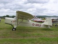 G-ARUI - An Auster proudly displays it's pedigree at Keevil. - by Simon Palmer