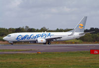 5B-DBW @ BOH - Boeing 737 8Q8 - by Les Rickman