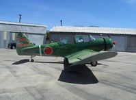 N1131Z @ SZP - 1965 Fairchild Funk M62C F-23B, Jacobs R755-B2 275 Hp radial, converted to resemble Mitsubishi Ki-51 'Sonia' Japanese Army vintage attack bomber, Restricted class - by Doug Robertson