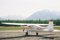 N5834E @ BCV - taxiway looking east - by s. house