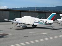 N8161X @ SQL - 1980 Piper PA-28-236 with canopy cover @ San Carlos Municipal, CA - by Steve Nation