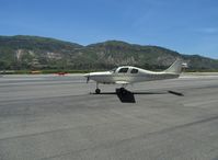 N350CL @ SZP - 1996 Lindros LANCAIR IV, Continental IO-550, taxi to Runway 22 - by Doug Robertson