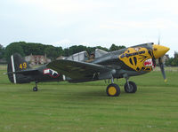 G-KITT @ Old Warden - Curtiss P-40N Kittyhawk - by Robert Beaver