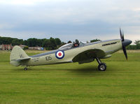 G-KASX @ Old Warden - Vickers Supermarine Seafire XVII - by Robert Beaver