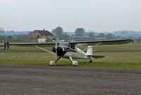 G-AKUF @ EGHS - Luscombe 8F Silvaire