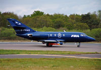 G-FRAO @ BOH - Dassault Falcon 20DC - by Les Rickman