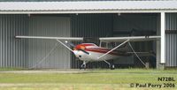 N72BL @ PMZ - Quiet day, rainy day.  At least she has a roof
