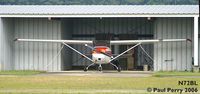N72BL @ PMZ - Better view of the hangar depth.