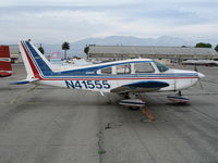 N41555 @ CNO - 1974 Piper PA-28-151 @ Chino Municipal Airport, CA - by Steve Nation