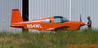 N94WL @ PVG - Attention to detail.  If I had her, I'd name her Tangerine Dream