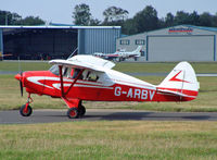 G-ARBV @ BOH - PA-22 Tri-Pacer 160 - by Les Rickman