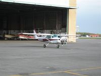 N49185 @ PVD - Pic of 185 at one of Horizon's parking area - by Mike Catalfamo