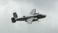 N3774 @ RDG - This B-25D, a proud member of the Yankee Air Force, actually saw combat during the War. - by Daniel L. Berek