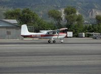 N2148G @ SZP - 1958 Cessna 182A SKYLANE, Continental O-470 230 Hp, takeoff roll Runway 22 - by Doug Robertson