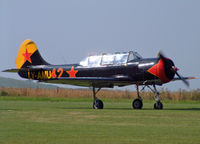LY-AMU @ EGLS - Yakovlev Yak-52 (G-BWYK) - by Les Rickman