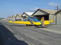 N4995C @ SZP - North American T-6G TEXAN 'Thirsty Girl' at her hangar apron - by Doug Robertson