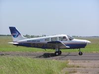 G-FNPT @ EGTC - PA28 taxiing out for take-off
