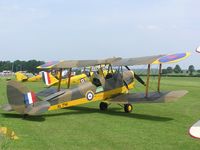 G-AOGR - Tiger Moth at Old Warden in military marks as XL714
