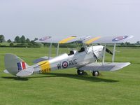 G-AXBW - Tiger Moth painted as T-5879 at Old Warden