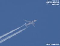 UNKNOWN - Yet another trans-atlantic flight making her way down the east coast