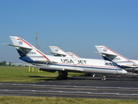 N820AA @ KYIP - Falcon 20 - by Mark Pasqualino