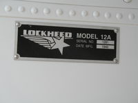 N2633 @ APC - data plate on NC2633 @ Napa County Airport, CA - by Steve Nation