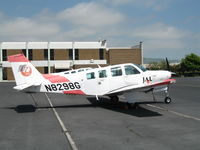 N8298G @ APC - Japan Air Lines/IASCO 1992 Beech A36 trainer in old colors @ Napa County Airport, CA - by Steve Nation