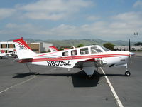 N8505Z @ APC - Japan Air Lines/IASCO 2005 Raytheon A36 trainer (no titles) @ Napa County Airport, CA - by Steve Nation