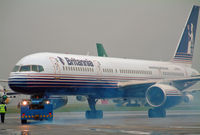 G-BYAY @ BOH - Boeing 757-204 - by Les Rickman